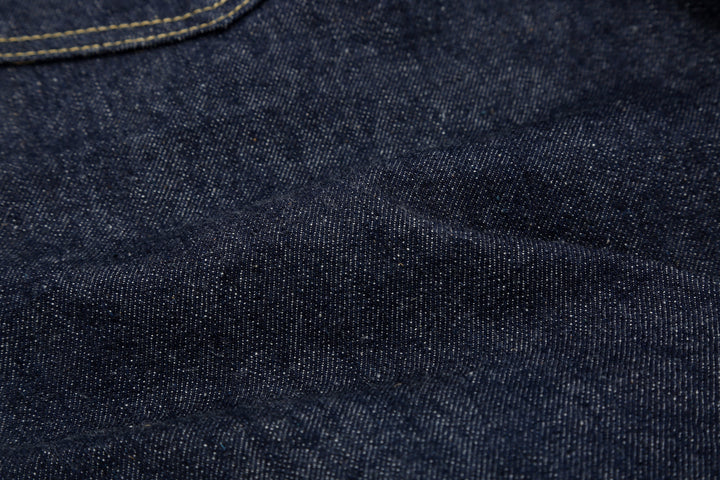 Warehouse Dead Stock Blue Lot S1000XX 14oz Selvedge Denim - Straight Fit Made in Japan Denim Fabric Close Up