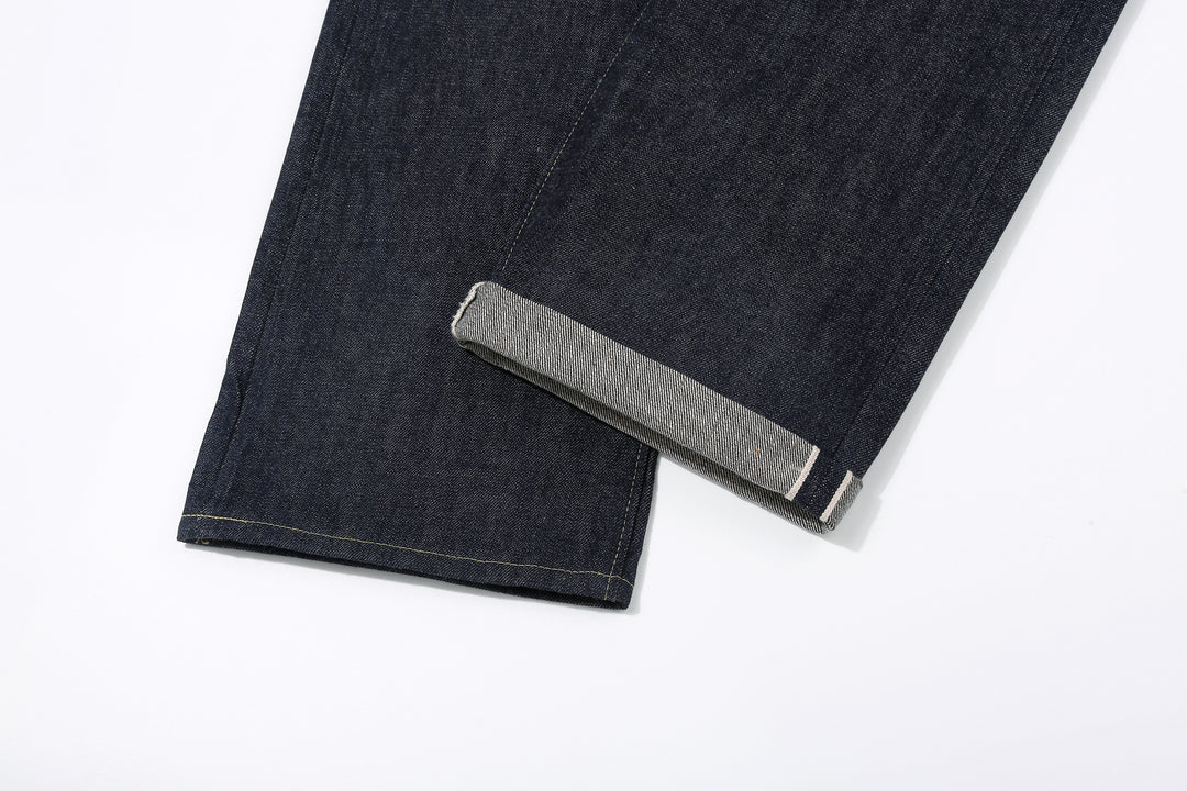 Warehouse S1003XX-LTD 14oz Selvedge Jeans – Chain-Stitched Hem and Cuff Detail