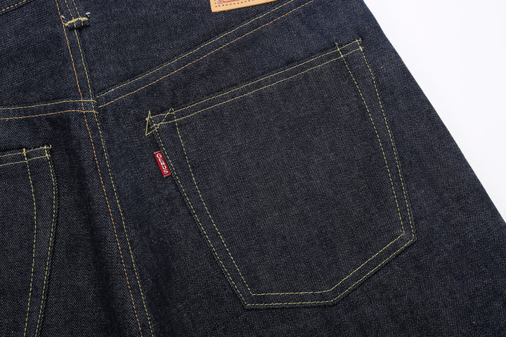 Warehouse S1003XX-LTD 14oz Selvedge Jeans – Back Pocket and Rayon Red Tab Detail