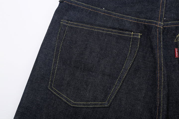 Warehouse S1003XX-LTD 14oz Selvedge Jeans – Left Back Pocket Stitching Detail