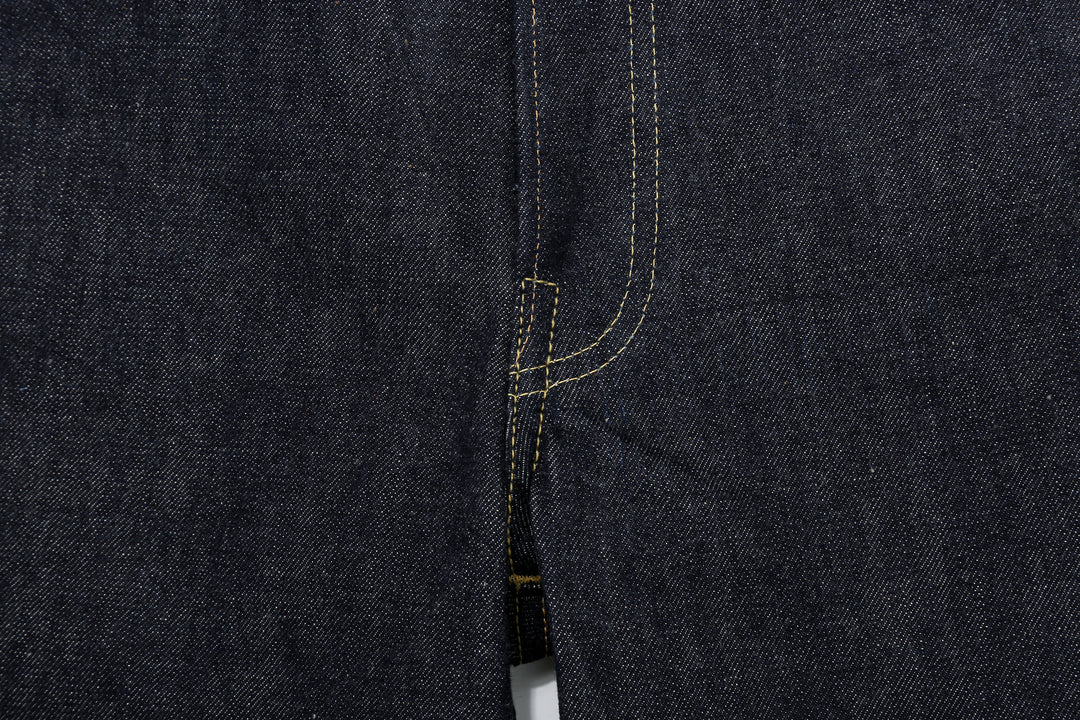 Warehouse S1003XX-LTD 14oz Selvedge Jeans – Front Rise Stitching Detail