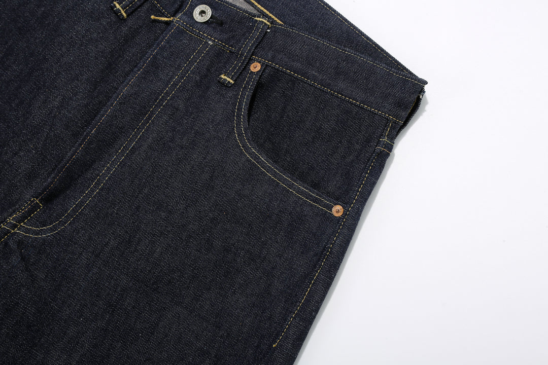 Warehouse S1003XX-LTD 14oz Selvedge Jeans – Front Pocket and Copper Rivet Detail
