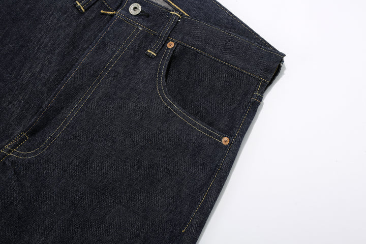 Warehouse S1003XX-LTD 14oz Selvedge Jeans – Front Pocket and Copper Rivet Detail