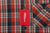 Deluxeware HV-19A Double-Weave Flannel Shirt – 20th Anniversary Model Brand Tag and Plaid Fabric Detail
