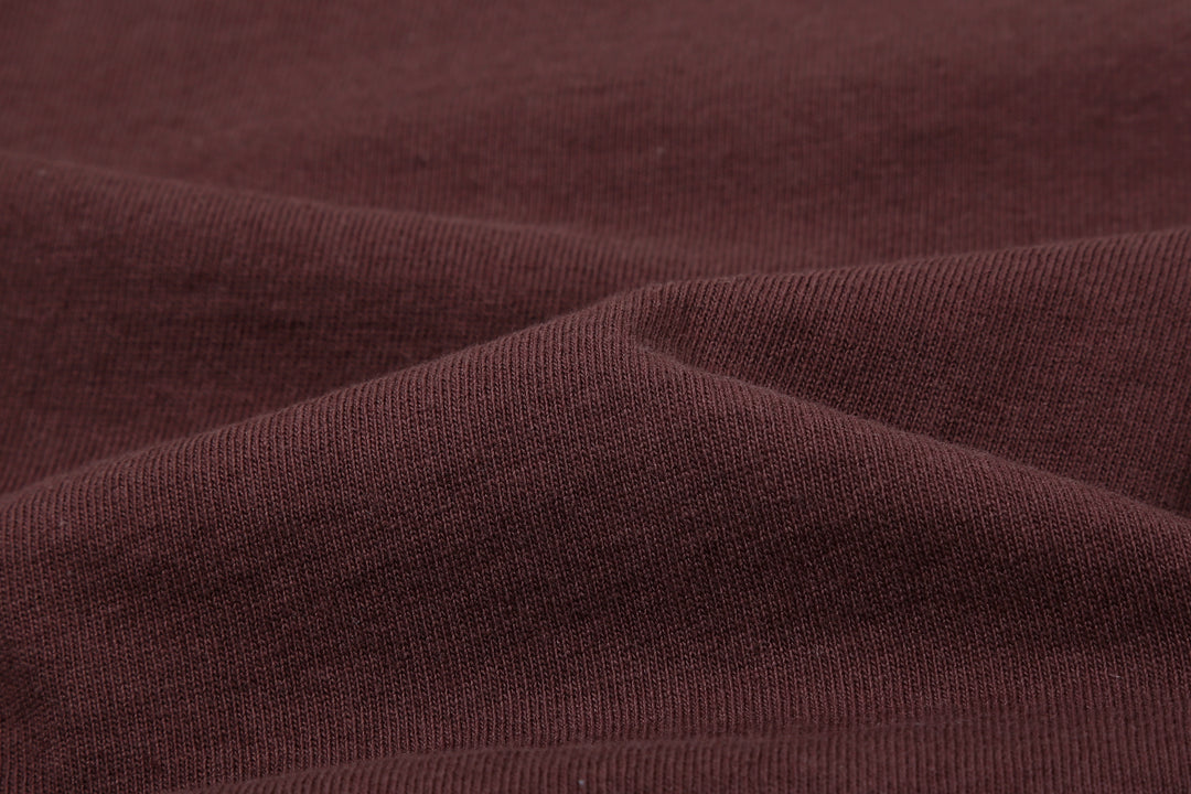 Dalee’s & Co. DLSB-001 8oz loopwheel logo T-shirt made in Japan bordeaux