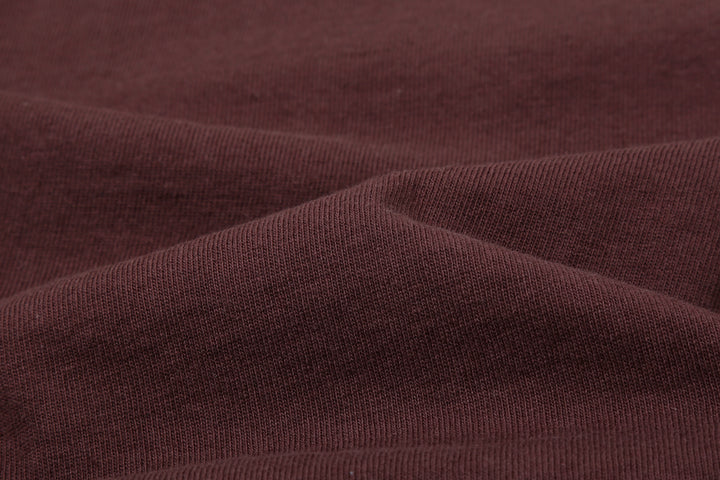 Dalee’s & Co. DLSB-001 8oz loopwheel logo T-shirt made in Japan bordeaux