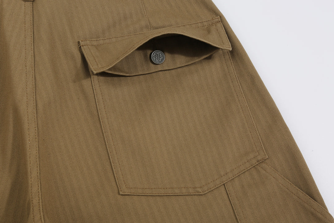 Wasew WSW-25A-011 Herringbone Twill Mechanic Pants - Coyote