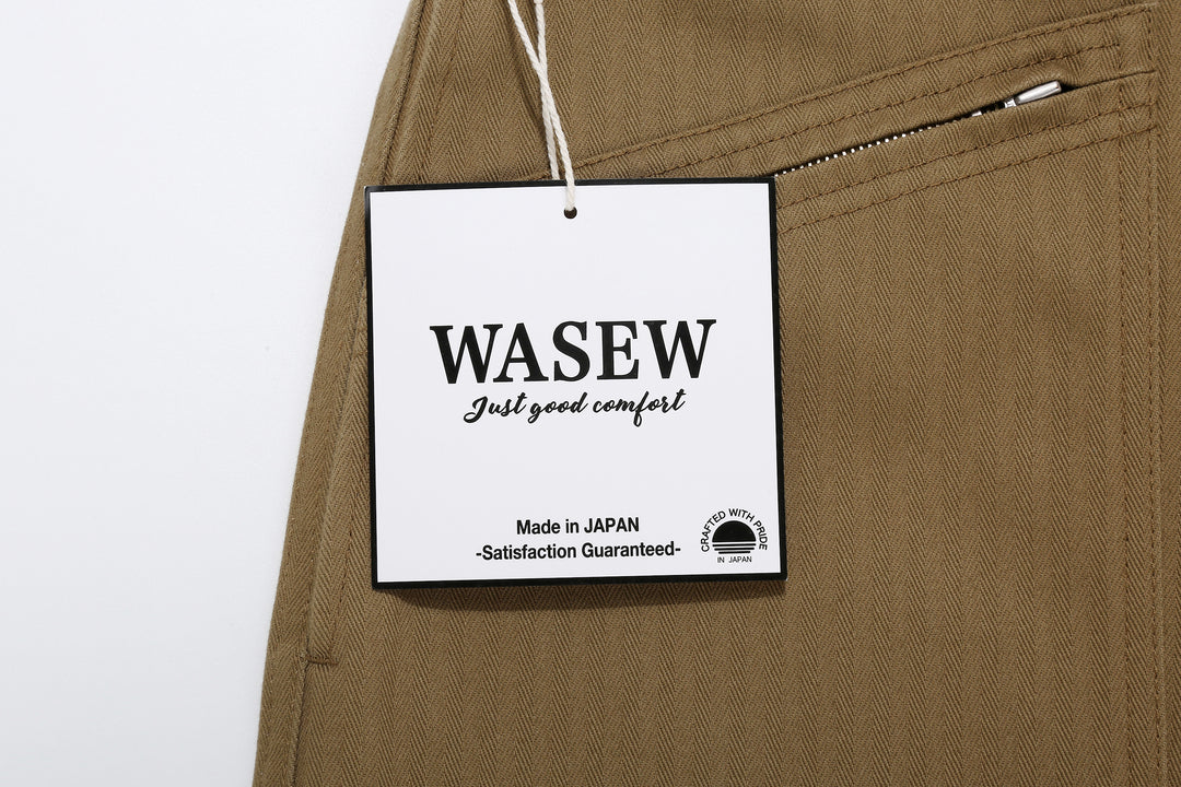 Wasew WSW-25A-011 Herringbone Twill Mechanic Pants - Coyote