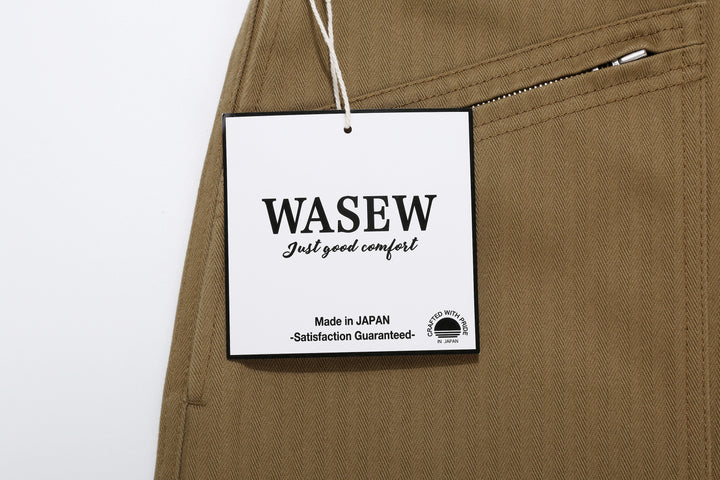 Wasew WSW-25A-011 Herringbone Twill Mechanic Pants - Coyote
