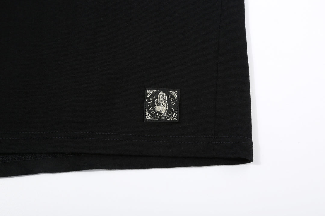 Dalee's & Co. DLSB-001 8.5oz Loopwheeled Logo T-Shirt - Crew Neck
