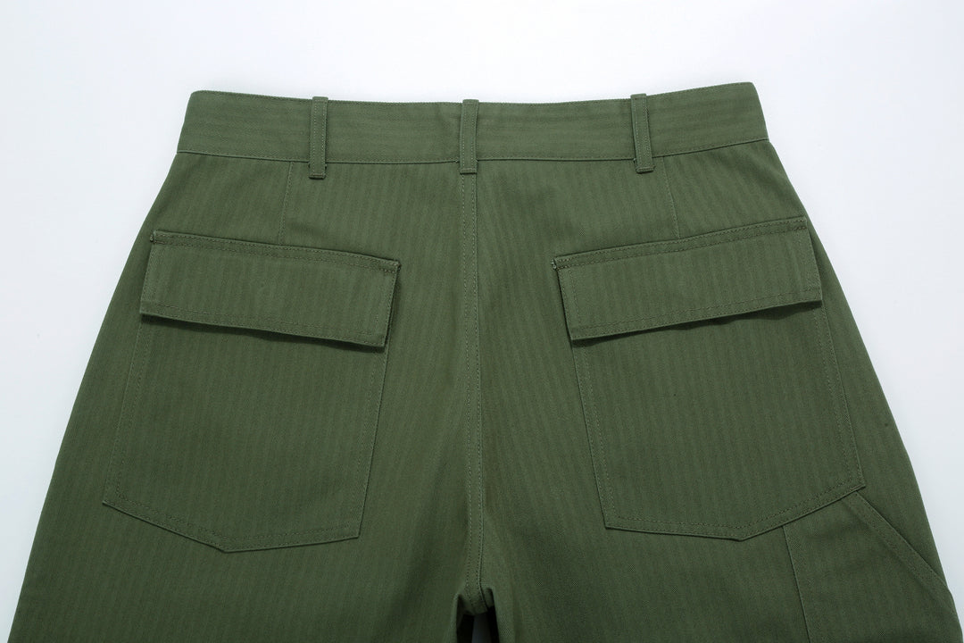 Wasew WSW-25A-011 Herringbone Twill Mechanic Pants - Sage Green