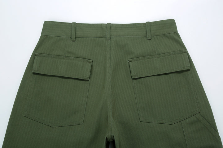 Wasew WSW-25A-011 Herringbone Twill Mechanic Pants - Sage Green