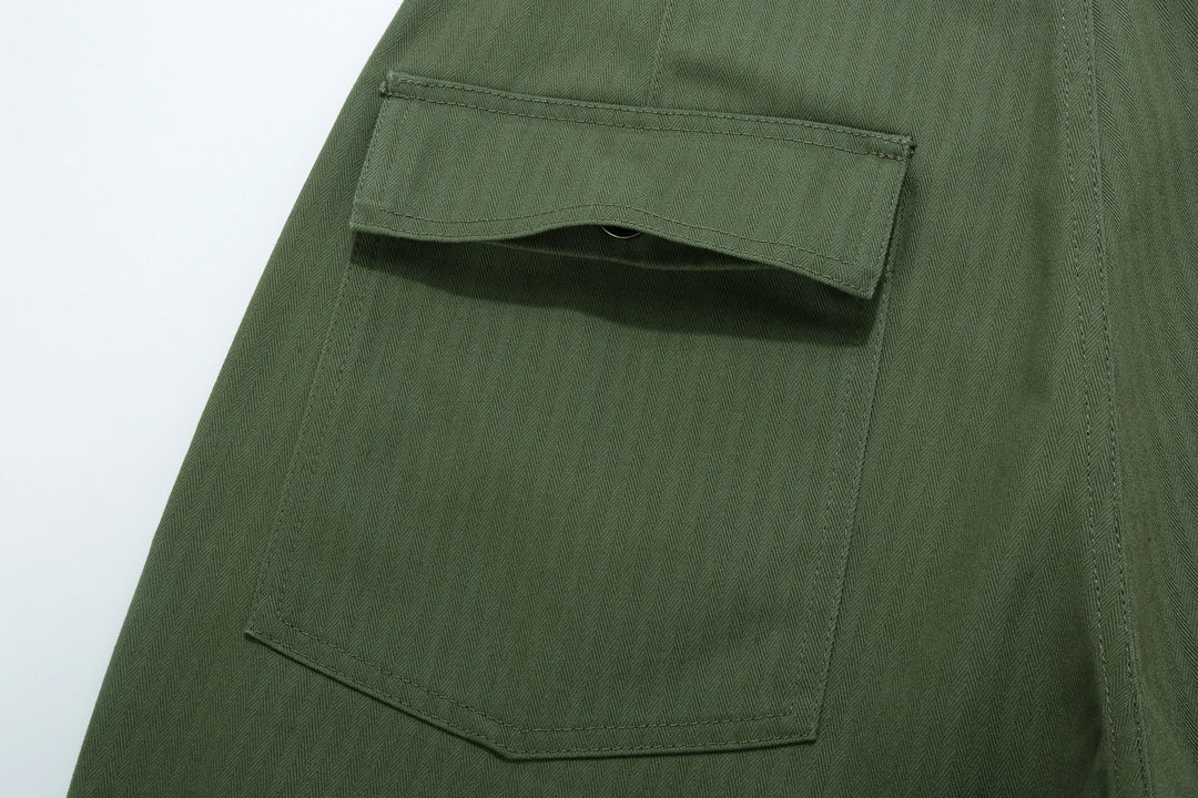 Wasew WSW-25A-011 Herringbone Twill Mechanic Pants - Sage Green