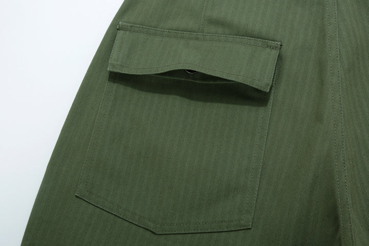 Wasew WSW-25A-011 Herringbone Twill Mechanic Pants - Sage Green