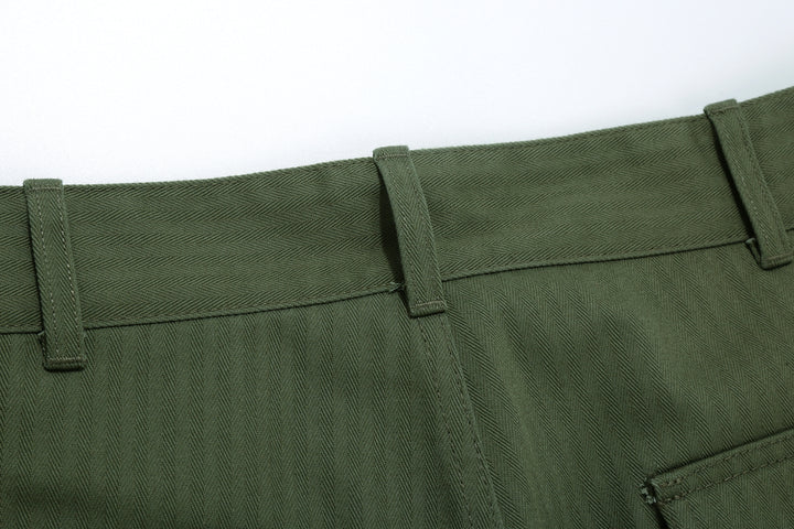 Wasew WSW-25A-011 Herringbone Twill Mechanic Pants - Sage Green