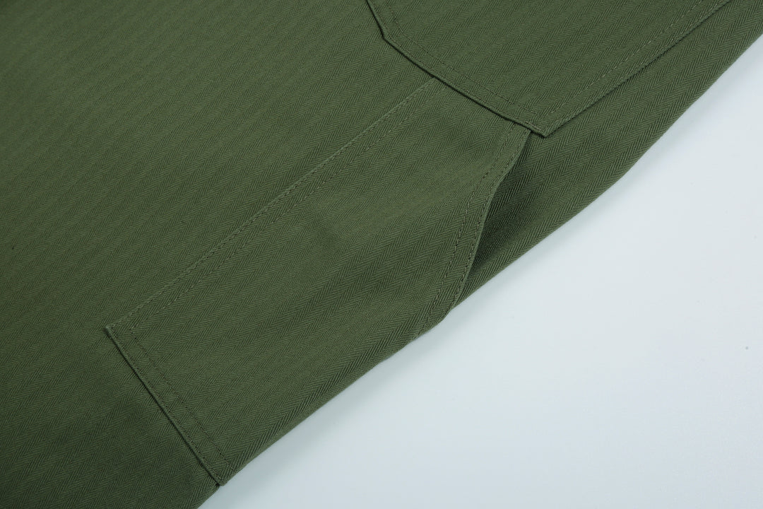 Wasew WSW-25A-011 Herringbone Twill Mechanic Pants - Sage Green