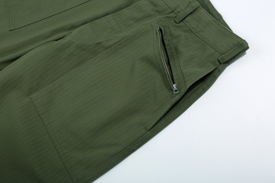 Wasew WSW-25A-011 Herringbone Twill Mechanic Pants - Sage Green