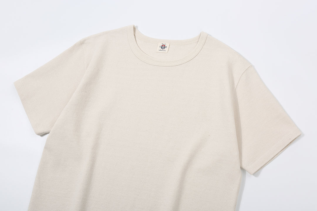 Samurai Jeans SJST-TW01 extra heavyweight T-shirt made in Japan crew neck white front full view