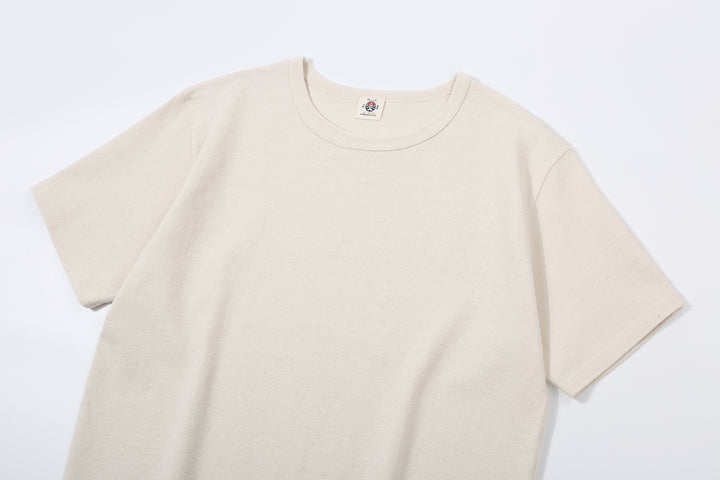 Samurai Jeans SJST-TW01 extra heavyweight T-shirt made in Japan crew neck white front full view