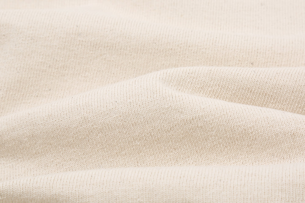 Samurai Jeans SJST-TW01 extra heavyweight T-shirt made in Japan crew neck white fabric close up