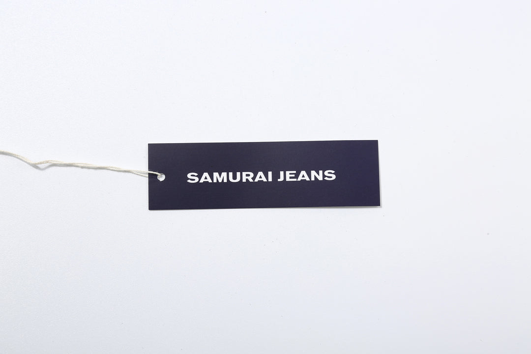 Samurai Jeans SJST-TW01 extra heavyweight T-shirt made in Japan crew neck tag