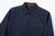 DELUXEWARE 7630A Denim Flannel Shirt Indigo Collar and Chest Pocket Detail