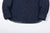 DELUXEWARE 7630A Denim Flannel Shirt Curved Hem and Cuff Detail