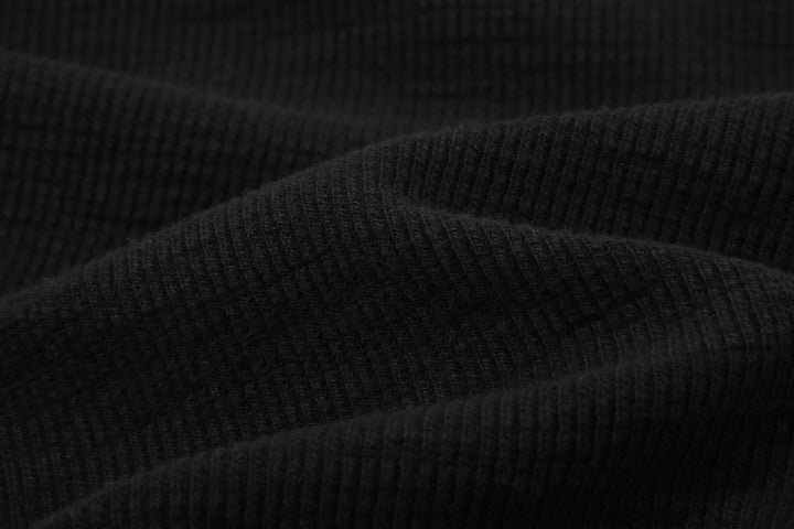 UES 602530 Half Cardigan Stitch Long Sleeve T-Shirt – Crew Neck