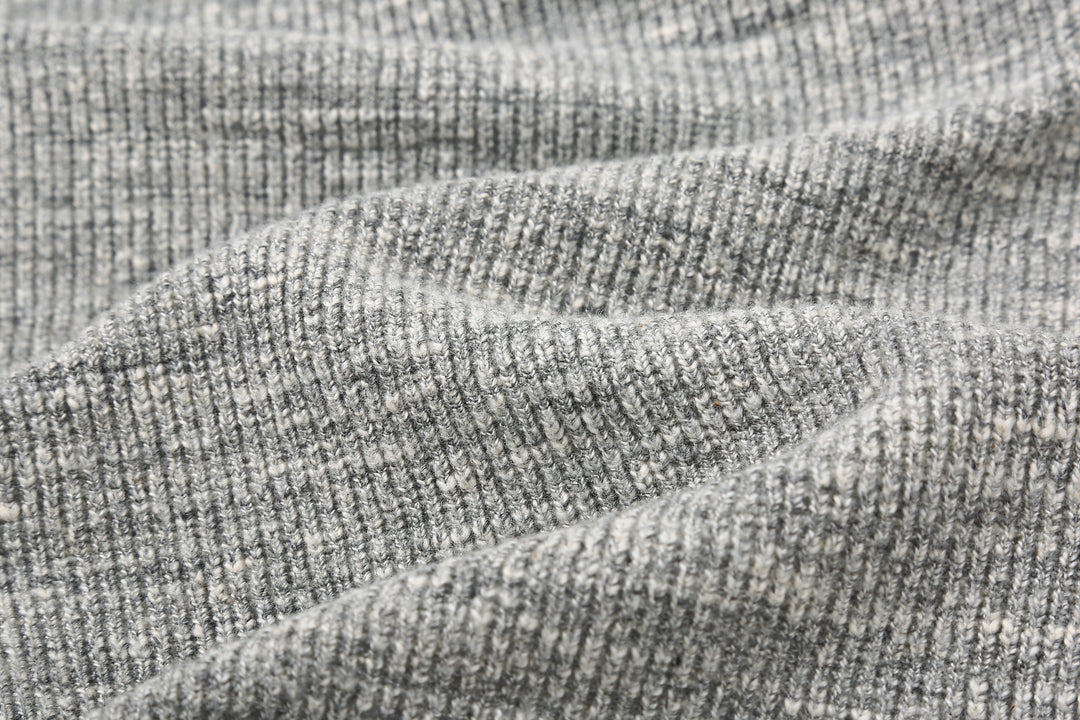 UES 662531 Half Cardigan Stitch Long Sleeve T-Shirt – Henley Neck