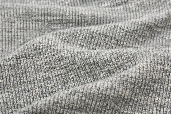 UES 662531 Half Cardigan Stitch Long Sleeve T-Shirt – Henley Neck