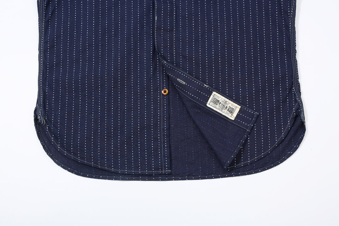 DALEE’S & CO. Signal Savvy Indigo Wabash Work Shirt – Inner Placket and Union Ticket Label