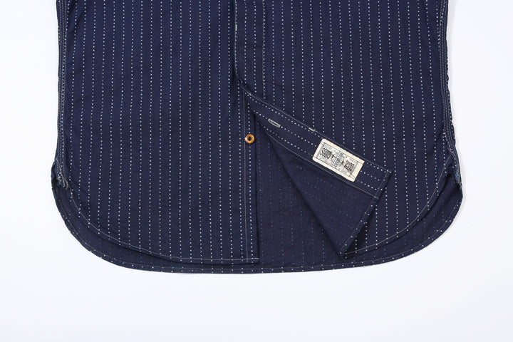 DALEE’S & CO. Signal Savvy Indigo Wabash Work Shirt – Inner Placket and Union Ticket Label