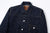 Samurai Jeans S101AX "AI Plus" Natural Indigo Mixed 18oz Selvedge Denim Jacket Front Collar