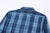 Samurai Jeans SKN24-01W rain drop kasuri sashiko flannel work shirt back view 