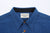 Samurai Jeans SSS25-AHBW Asagi natural indigo herringbone work shirt front view collar detail