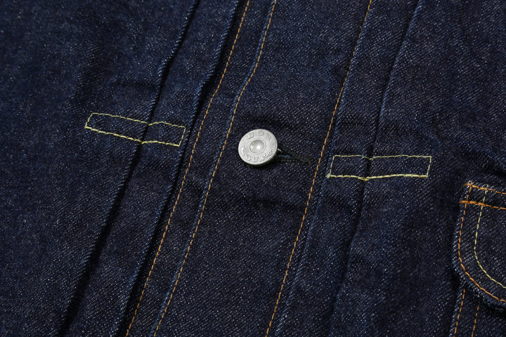 boncoura 15oz selvedge denim type 1 jacket indigo made in japan