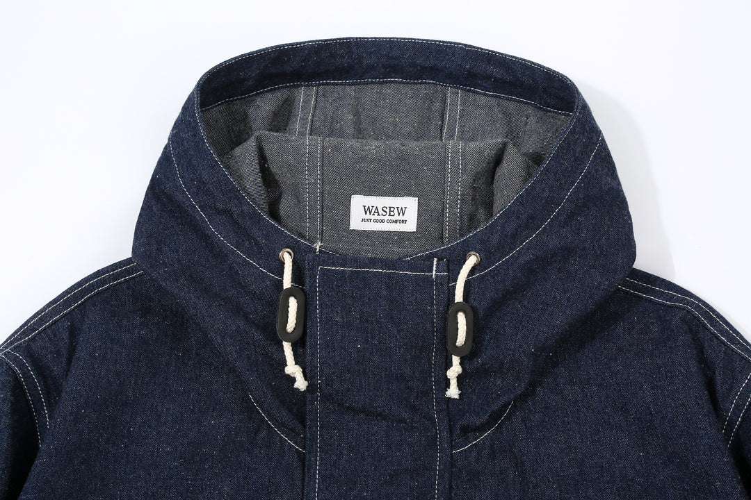 Wasew WSW-25S-001 10oz Jelt Denim Mountain Parka