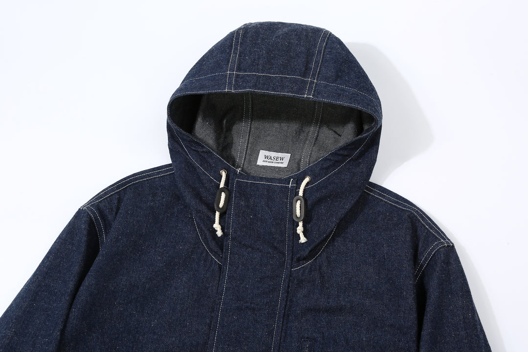 Wasew WSW-25S-001 10oz Jelt Denim Mountain Parka