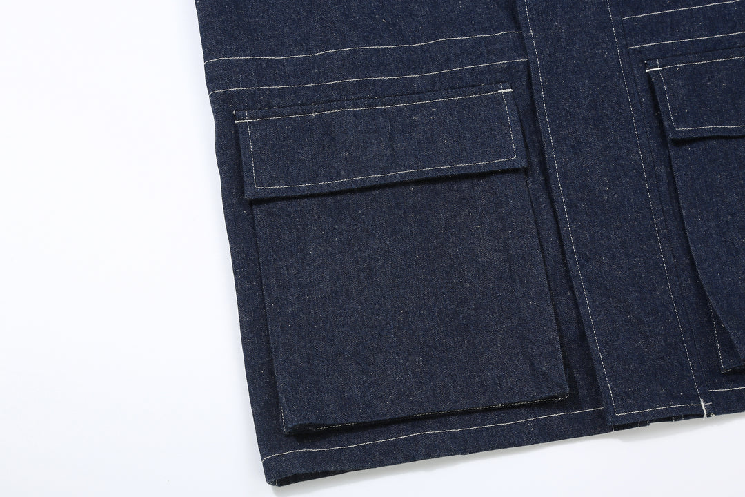 Wasew WSW-25S-001 10oz Jelt Denim Mountain Parka