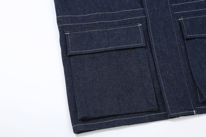 Wasew WSW-25S-001 10oz Jelt Denim Mountain Parka