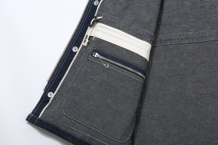 Wasew WSW-25S-001 10oz Jelt Denim Mountain Parka