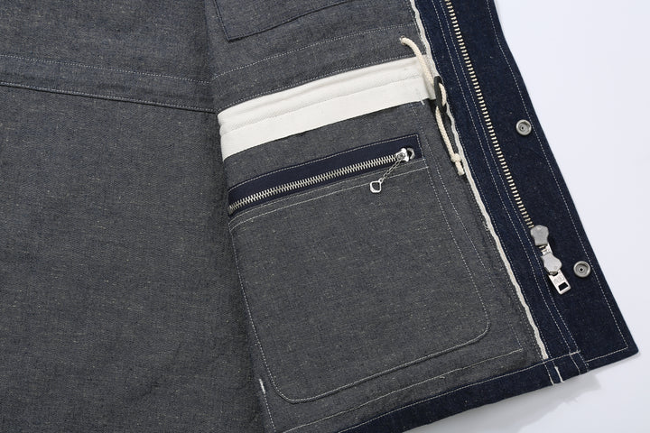 Wasew WSW-25S-001 10oz Jelt Denim Mountain Parka