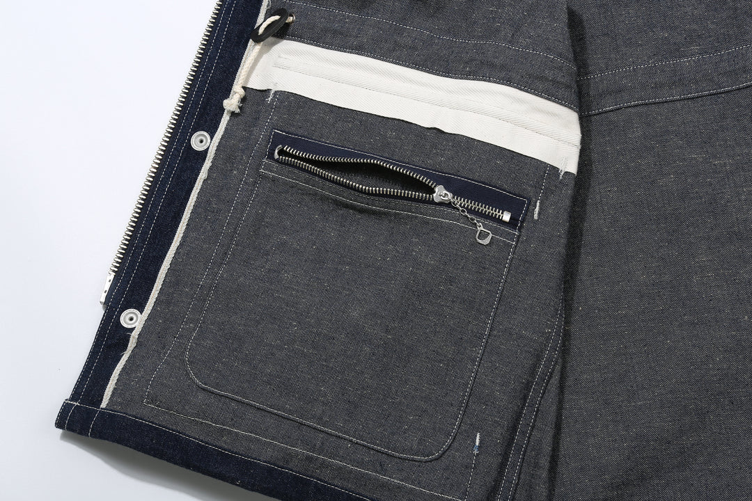 Wasew WSW-25S-001 10oz Jelt Denim Mountain Parka