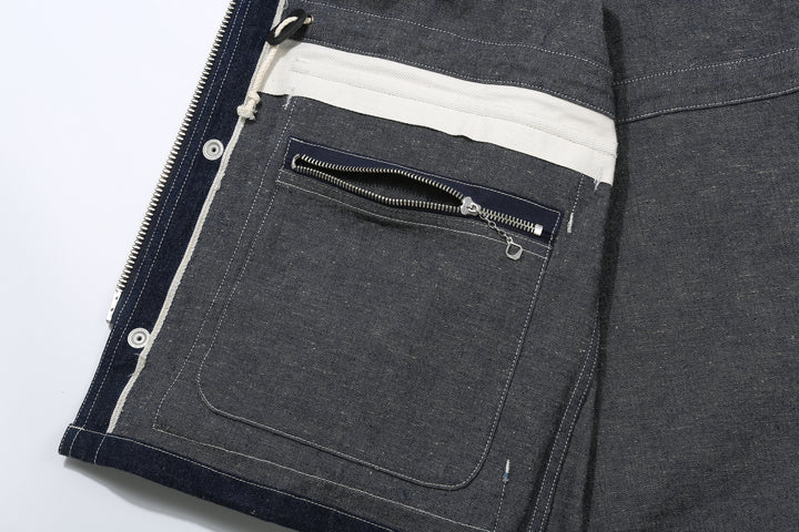 Wasew WSW-25S-001 10oz Jelt Denim Mountain Parka