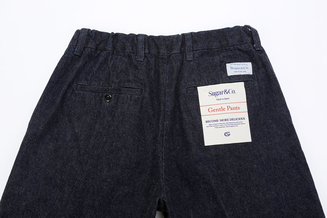 Sugar & Co. SGR-S01 12oz Selvedge Indigo Denim Gentle Pants - Relaxed Tapered Fit