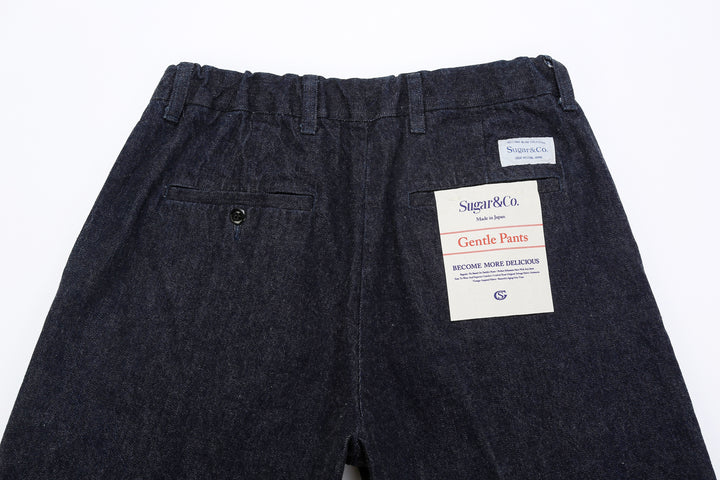 Sugar & Co. SGR-S01 12oz Selvedge Indigo Denim Gentle Pants - Relaxed Tapered Fit