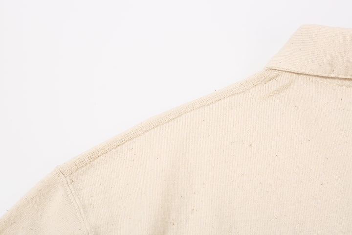 Samurai Jeans SJST-SC04 Samurai Cotton Polo Shirt Made in Japan Natural Shoulder Seam