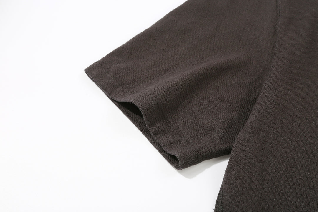 Samurai Jeans SJST-SC04 Samurai Cotton Polo Shirt Made in Japan Kuromame Sleeve