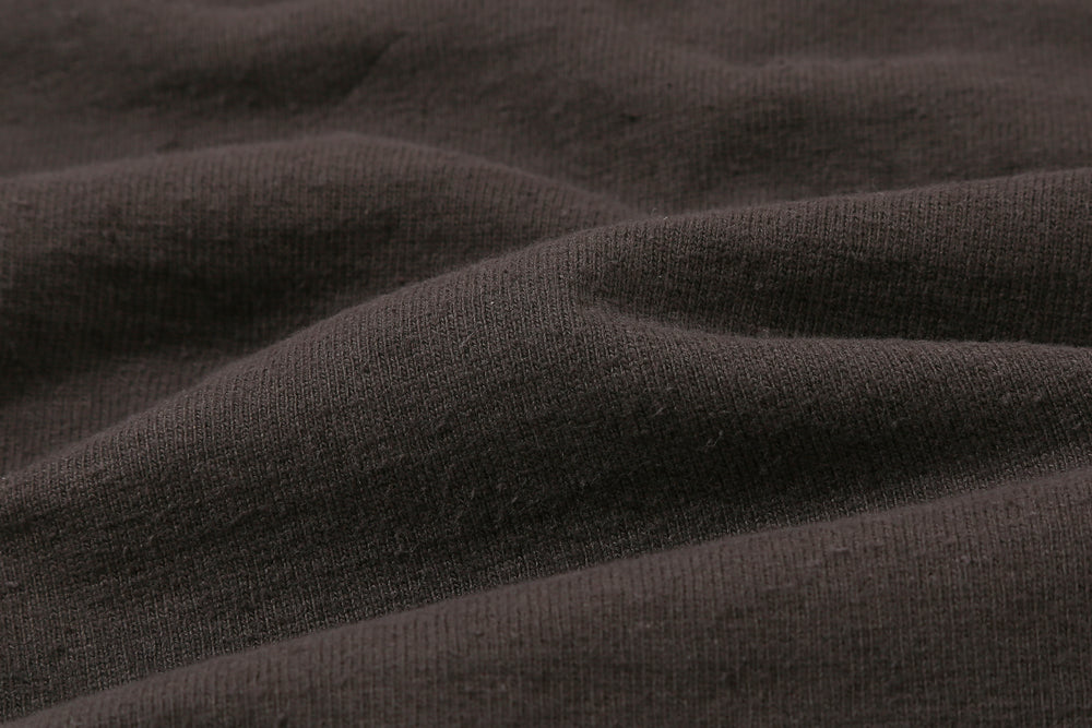 Samurai Jeans SJST-SC04 Samurai Cotton Polo Shirt Made in Japan Kuromame Fabric Close Up