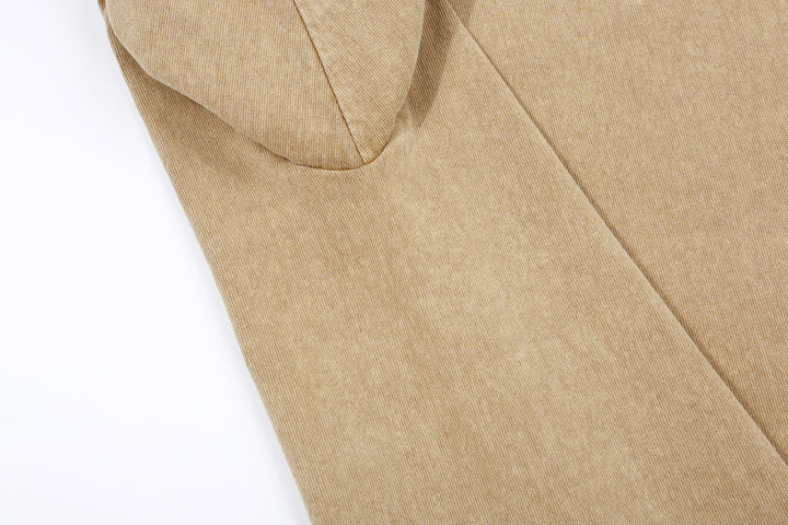 Dubble Works 37001-PD Stand Wheeler Heavyweight T-Shirt - Pigment Dyed Made in Japan Side Detail